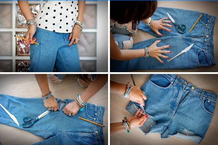 Mach es dir selbst Jeans Shorts