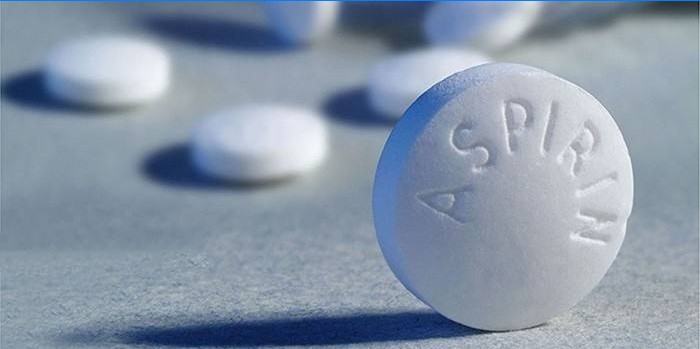 Aspirin für eine Reinigungsmaske