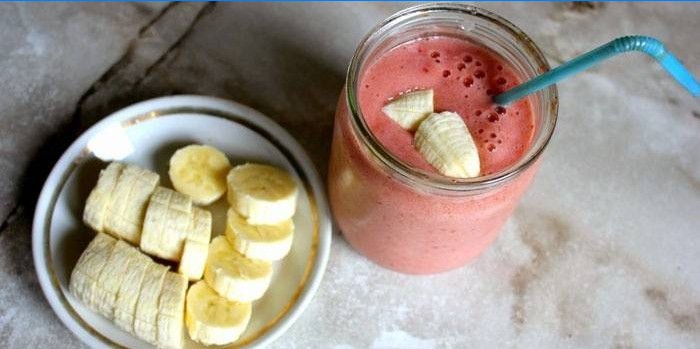 Bananen-Wassermelonen-Smoothie