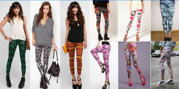 Bedruckte Leggings