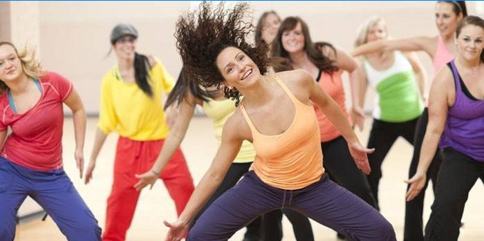 Gruppe Zumba Fitness