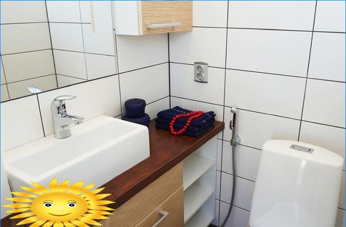 Do-it-yourself-Installation einer verdeckten Hygienedusche