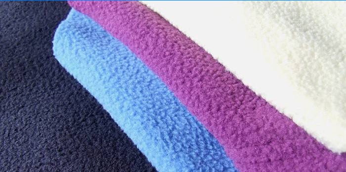 Fleece in verschiedenen Farben