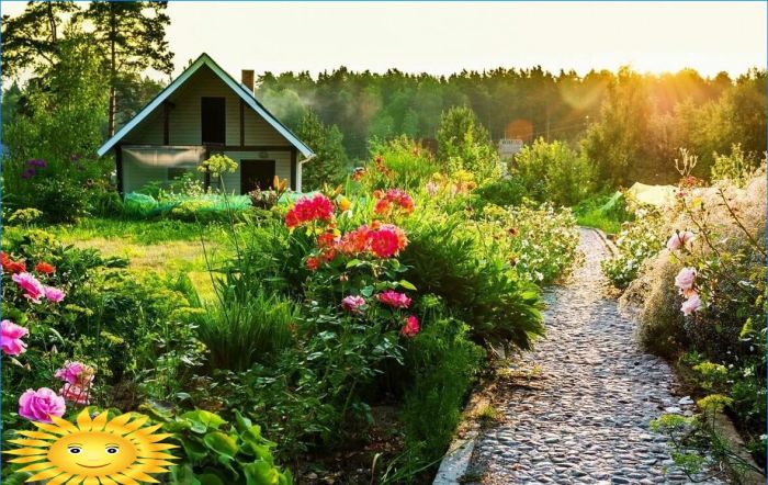 Garten im russischen Stil