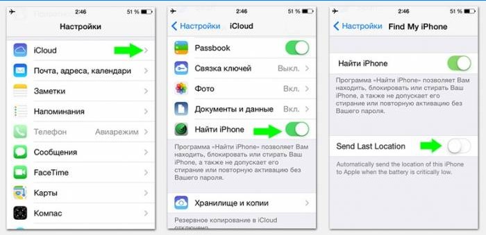 Finden Sie das iPhone über iCloud