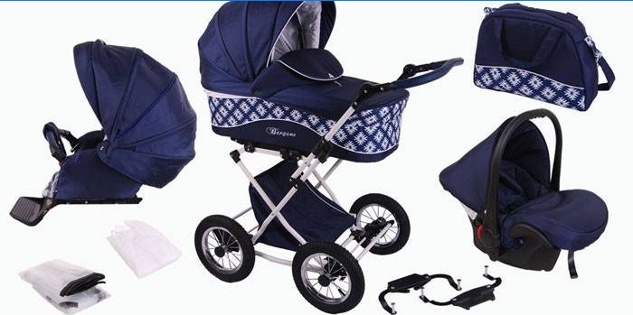 Cabrio Kinderwagen für Kinder Bergamo