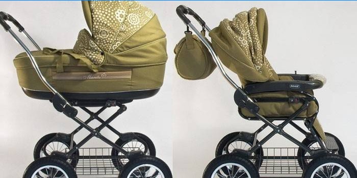 Kinderwagen ROAN Marita im Winter und Sommer