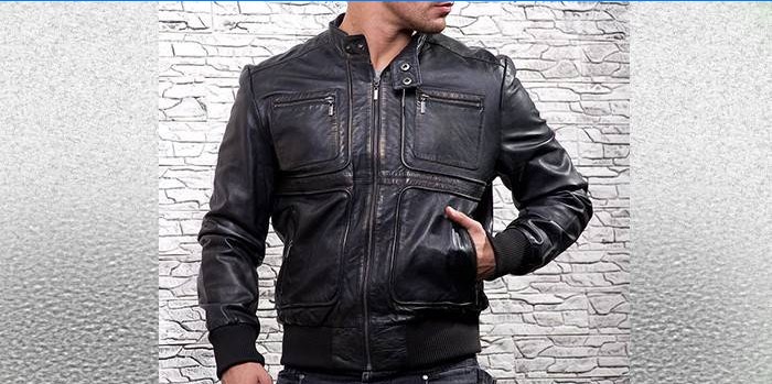 Urban Fashion für Herren Lederjacke