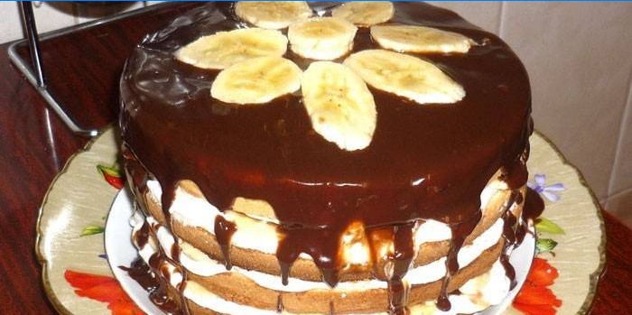 Banane hausgemachten Kuchen