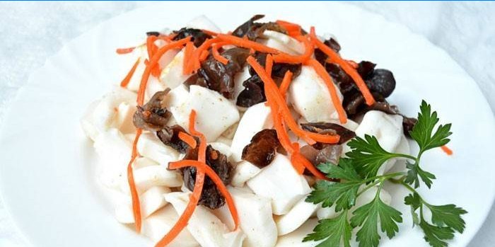 Koreanischer Shiitake-Salat