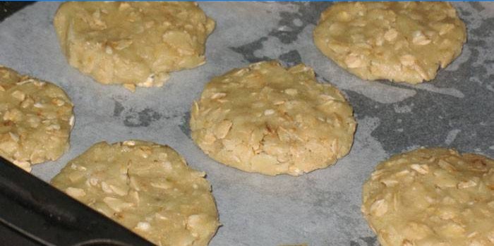 Herkules Backblech vor dem Backen