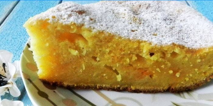 Kürbiskuchen mit Äpfeln