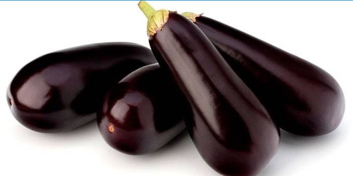 Frische Aubergine