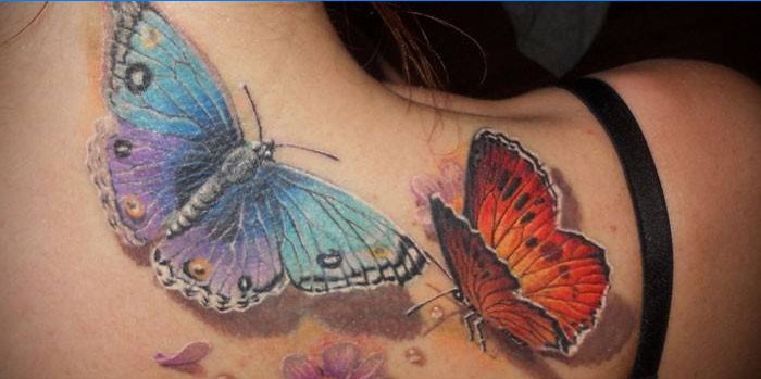 Schmetterling Tattoo