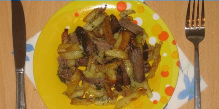 Kartoffel mit Schweinefleisch