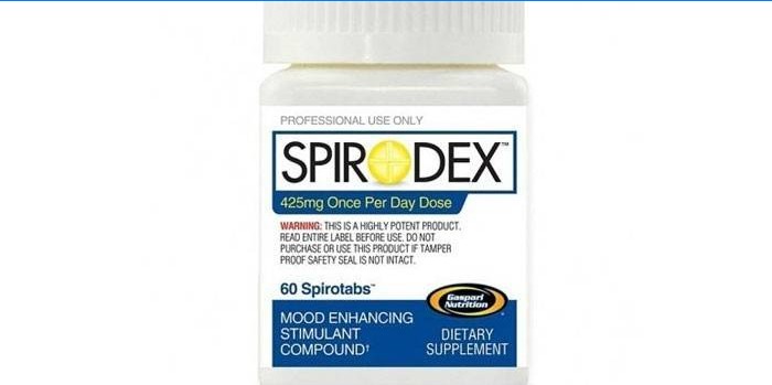 Spirodex Fatburner in einem Glas