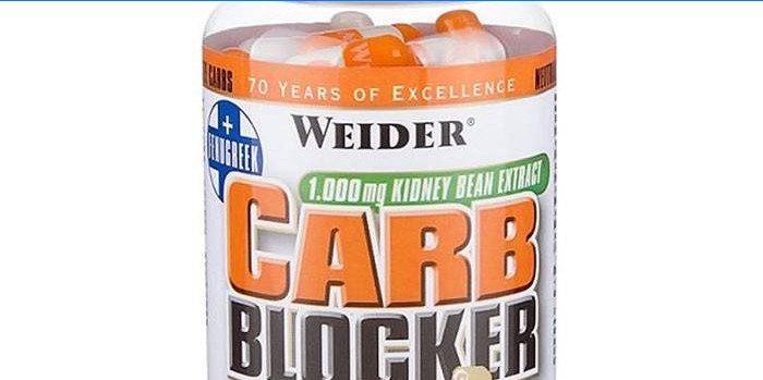 Weider Carb Blocker Fettblocker Kapsel