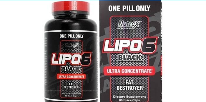 NUTREX LIPO 6 SCHWARZE Tabletten