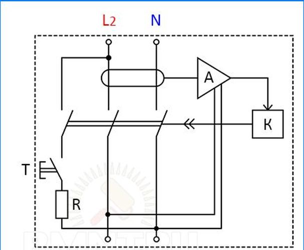 Elektronische RCD-Schaltung