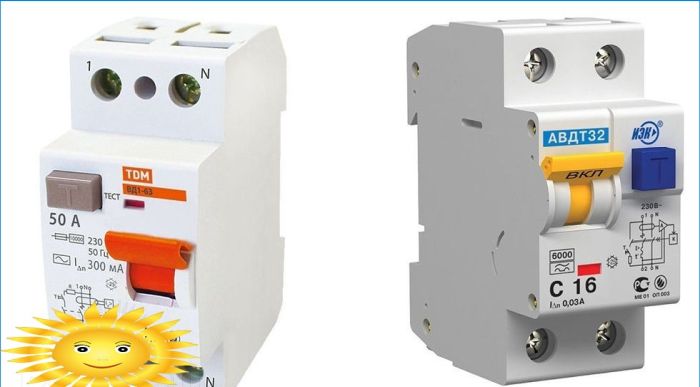 Elektromechanischer und elektronischer RCD