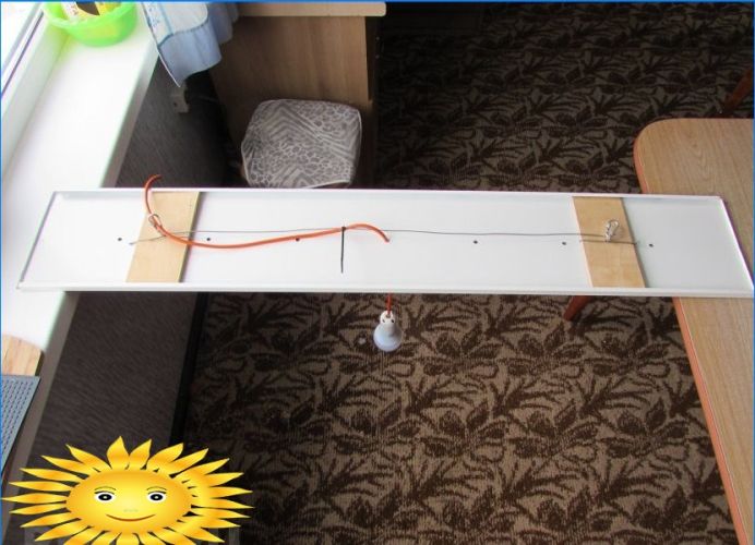 DIY Deckenleuchte mit LED-Lampen