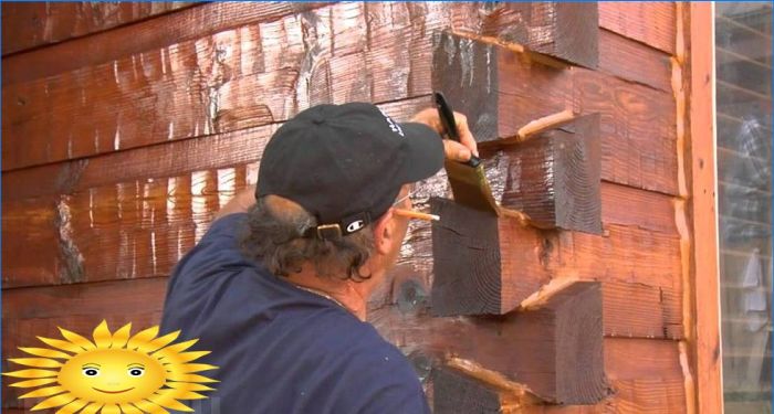 Feuerhemmende Holzbehandlung