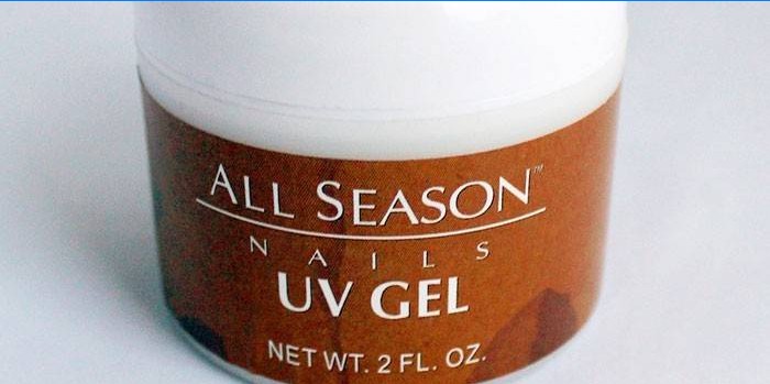 Glas Gel zur Nagelverlängerung Die ganze Saison