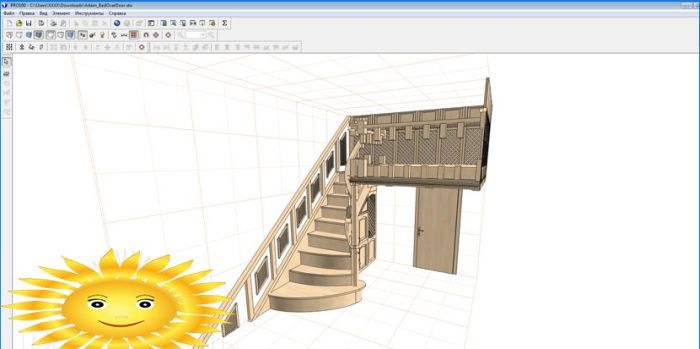 Treppendesign in PRO100