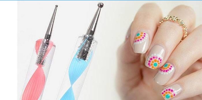 Punkte für Nail Art