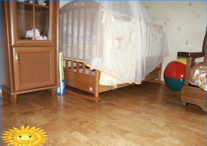 Korkboden im Kinderzimmer