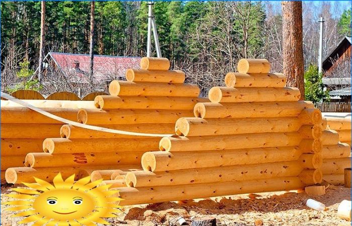 Ein Blockhaus für ein Holzhaus wählen