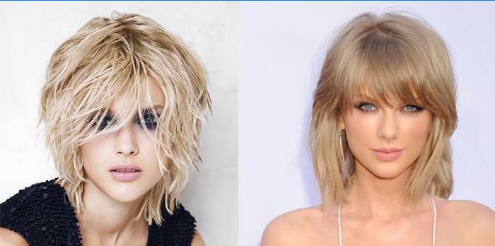 Taylor Swif mit Shag Haircut