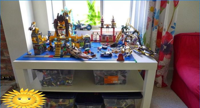 Kinderzimmer im Lego-Stil