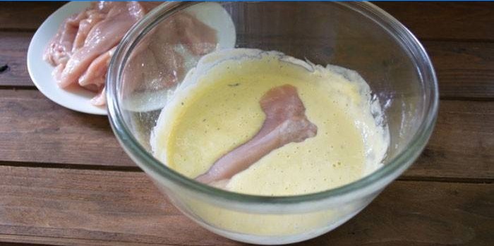 Teig mit Mayonnaise