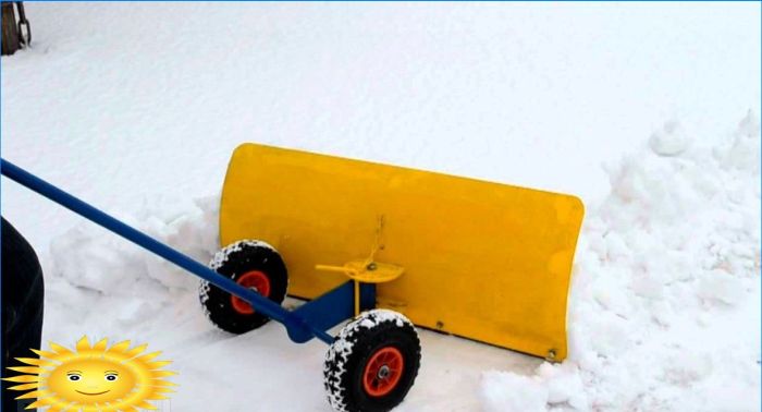 Wie man eine Schaufel oder einen Schneeschaber macht