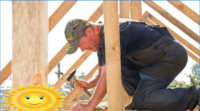 Wie man mit eigenen Händen ein mobiles Landhaus baut. Teil 2