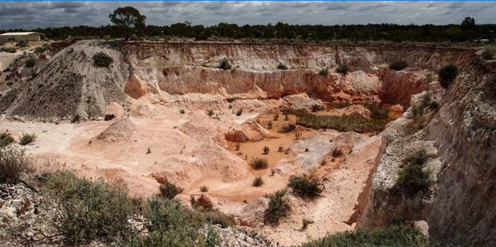 Feld in Australien