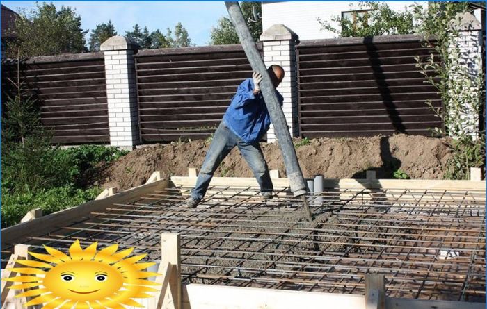 Wie man das Fundament für das Haus richtig füllt