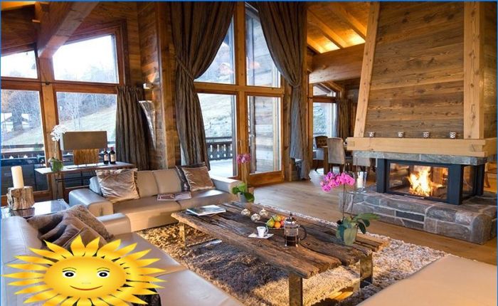 Wohnzimmer im Chalet-Stil: 5 Merkmale eines harmonischen Raums