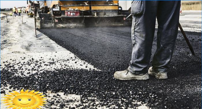 Asphalt und Asphaltbelag: Marken, Typen, Unterschiede