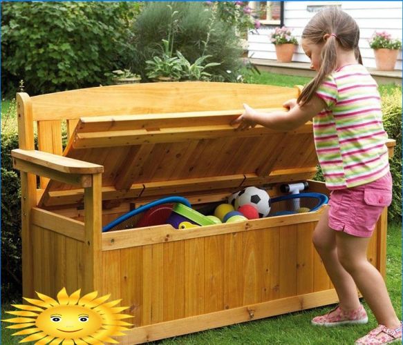 Do-it-yourself-Spielplatz für Sommerhäuser