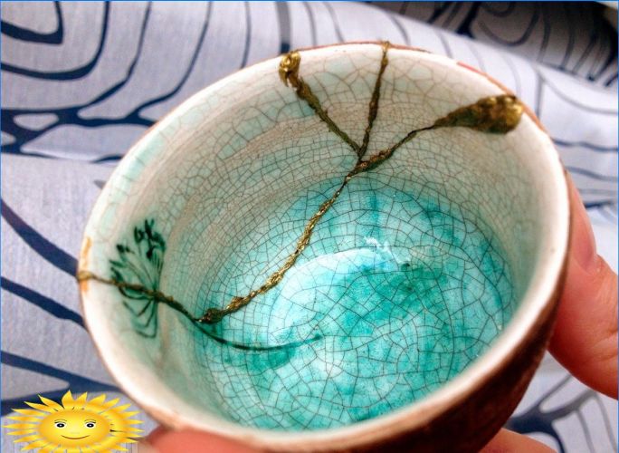 Kintsugi - die japanische Kunst, zerbrochenes Geschirr zu restaurieren