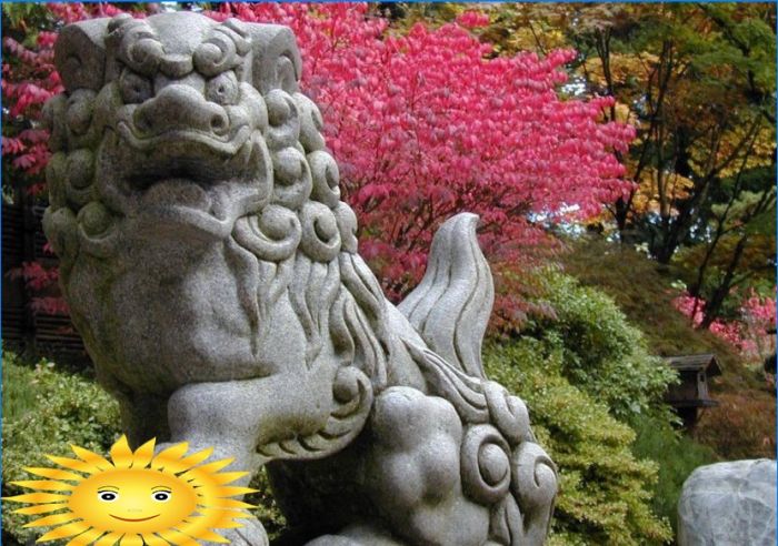 Der japanische Garten ist ein klassisches Beispiel für ethnischen Stil in der Landschaftsgestaltung