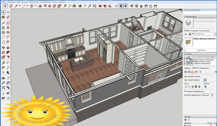 Diy Überprüfung der Programme für die Gestaltung eines Hauses oder Sommerhauses