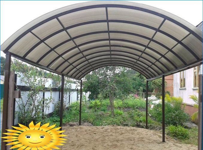 Do-it-yourself-Carport auf dem Land