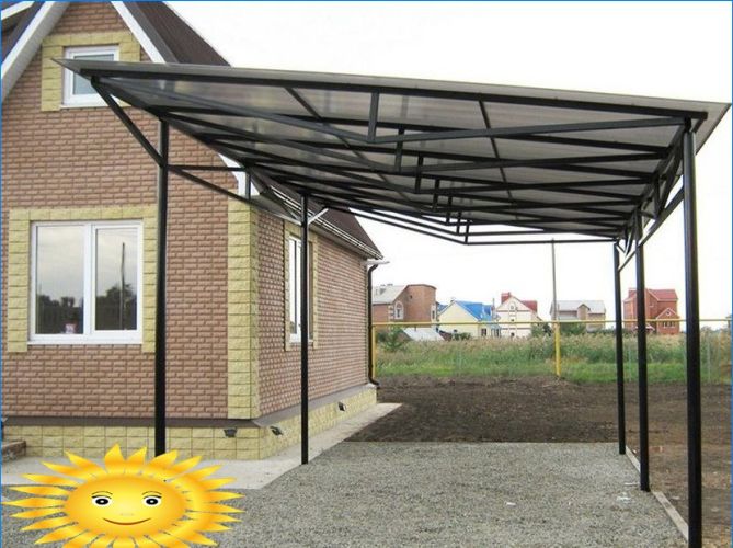 Do-it-yourself-Carport auf dem Land