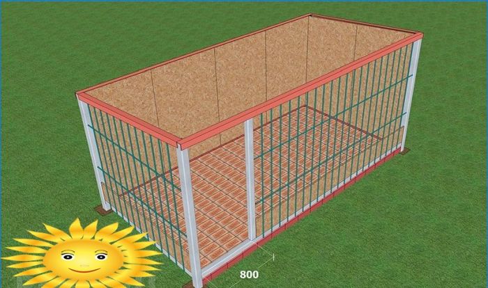 Do-it-yourself-Hundegehäuse im Freien: Materialien, Größen, Schemata