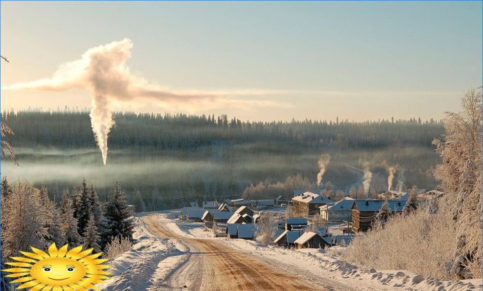 Fotosammlung: Russischer Winter im Dorf