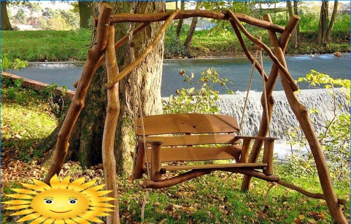 Wie man einen Garten mit eigenen Händen von einem Baum schwingen lässt: Foto