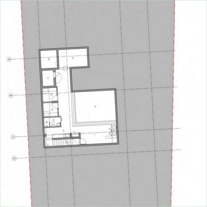 Hausplan von ONG&amp;ONG Architekten